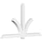 Ekena Millwork Redmond Architectural Grade PVC Gable Bracket, 108"W x 63"H x 6"D x 6"F, 14/12 Pitch GBP108X63X0606RED00 - alternate 1